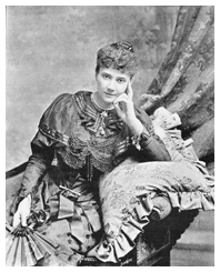 Studio photograph of Gertrude, 1893
